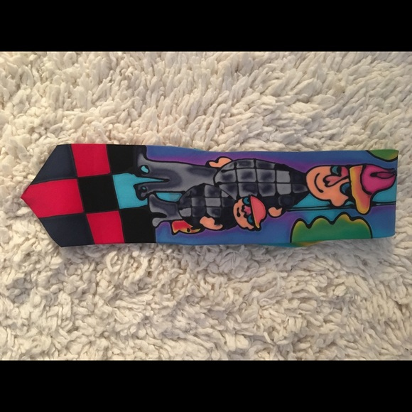 JS Tie 100% Silk - Picture 3 of 3